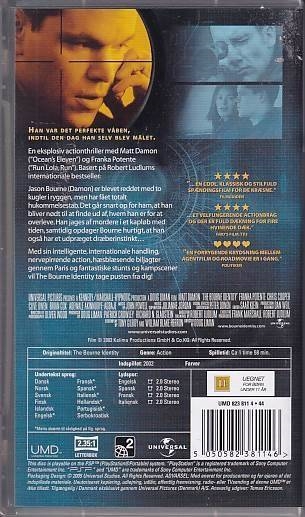 The Bourne Supremacy Manden Uden Navn - PSP UMD Film (B Grade) (Genbrug)